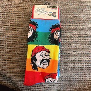 Cheech & Chong Adult Crew Socks Set of 2 Pairs 8-13 NEW! Up in Smoke & Rainbow
